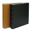 Genuine Leather Window Frames Large Album, Holds 48 4" x 6" Prints, 9-1/2 "x 10-7/8"