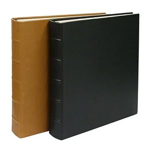 Genuine Leather Window Frames Large Album, Holds 48 4" x 6" Prints, 9-1/2 "x 10-7/8"