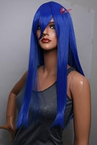 Epic Cosplay Nyx Dark Blue Long Straight Wig 28 Inches (11DBL)