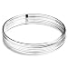Sterling Silver Plain Stackable Bangles w/ Connector