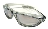 花粉防塵グラス EYE SAVER(アイ・セーバー) 丸洗いタイプ UV防止レンズ採用 クリアグレー 採用