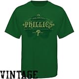 Majestic Philadelphia Phillies Kelly Green Irish Baseball T-shirt