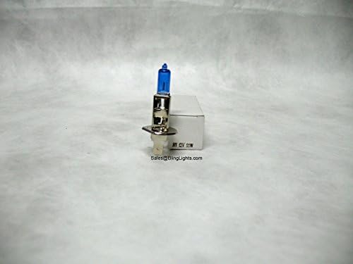 H1 Rising Super White 3950K 55W Halogen Replacement Headlight Bulb Single Pack from Japan