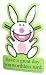 Happy Bunny Worthless Turd Sticker BS269