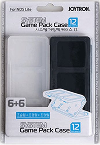 Nintendo DS Lite Joytron System Game Pack Case 12 (6+6) Black & White