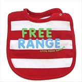 Free Range Bib in Red / White Stripe