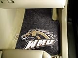 Western Michigan Univ Car Mats 2 Piece universal fit Car Floor Mat (Rug) - Western Michigan Broncos