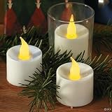 12 WHITE LED battery tea light candles tealight HOT!