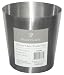Kitchen & Housewares : BRUSHED STAINLESS STEEL 0.8GAL OVAL TRASH CAN