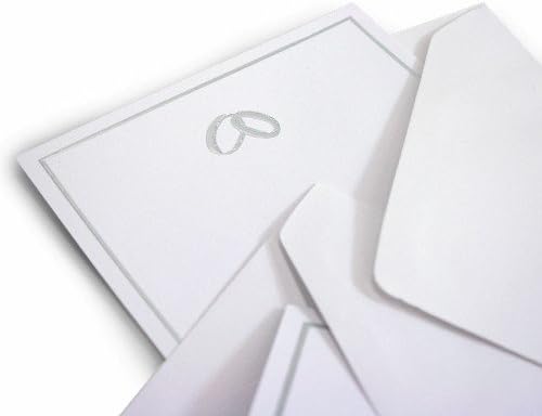 50 Silver Rings Print Your Own Wedding Invitations G2