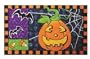 Jack-o-lantern Halloween PUMPKIN COIR RUG outdoor mat