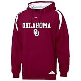 Oklahoma Sooners NCAA Youth Pass Rush Hoody Sweatshirt by Nike (Red)