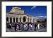Crowd in Republic Square Outside Armenian History Museum and National Art Gallery, Yerevan, Armenia Framed Photographic Poster Print by Bill Wassman, 29x21