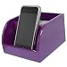 Desk Charger Card Caddy with Pull-out Platform, Purple