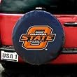 Oklahoma State Cowboys NCAA Spare Tire Cover (Black)