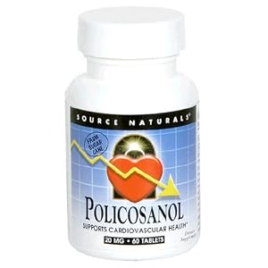 Click here to buy Source Naturals Policosanol, 20 mg, Tablets, 60 tablets by Source Naturals.