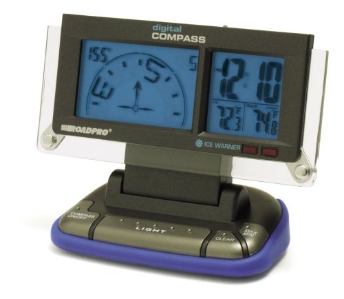Deluxe Blue Backlit Digital Car Compass