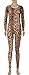 JustinCostume Women's Spandex Scoop Neck Long Sleeve Unitard Bodysuit