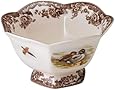 Spode Woodland Pintail Hexagonal Footed Bowl