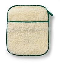 Hotties Microhottie Microwave Hot Water Bottle - Acrylic Lambswool Fleece - Cream