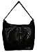 Women's Large Cole Haan Avery Grommet II Unit Hobo Style Leather Handbag (Black)