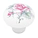 Brainerd P30093V-WF-C7 1-3/8-Inch Ceramic Rose Round Knob