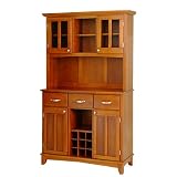 Buffet with 2-Door Hutch - Oak