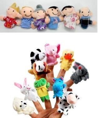 The whole family 10 animals finger puppet animal finger puppet family six sets [KORO Shop Limited 16 body set] KR-DOL000 (japan import) by KORO shop