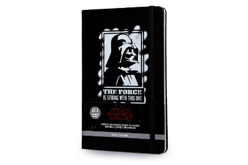Moleskine 2014-2015 Star Wars Limited Edition Weekly Notebook, 18M, Large, Black, Hard Cover (5 x 8.25) (Moleskine Star Wars)