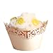 Paper Orchid Cross Cupcake Wrapper White, Set of 12