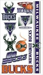 Milwaukee Bucks Temporary Tattoos - SET OF 6 - Sports Merchandise