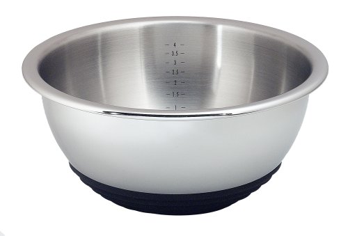 Circulon Mixing Bowl, Stainless Steel & Black, 4.0 Litre