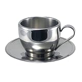 Acrosteel 2-pc. Stainless Steel Cappuccino Set