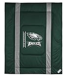 Philadelphia Eagles NFL Sidelines Full or Queen Bed/Bedding Sports Comforte ....