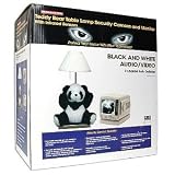 Remmington Security 2155 Teddy Bear Table Lamp Security Camera with 2-channel Switcher