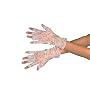 Adult Fingerless White Lace Gloves for Fancy Dress