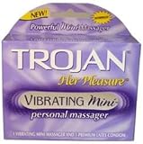 Trojan Her Pleasure Vibrating Mini - Condoms