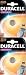 Twin Pack- 2 x Duracell CR2025 DL2025 3v Lithium coin cell batteries