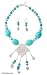 Topaz jewerly set, 'Floral Reflection' 0.4\
