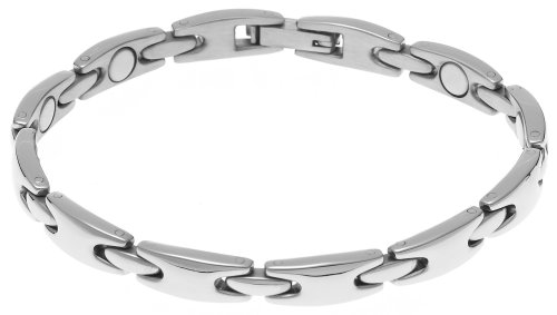 Sabona Lady Executive Sport Silver Magnetic Bracelet, Size Medium