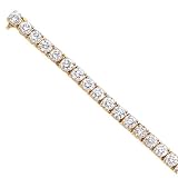 14K Yellow Gold 2 ct. 4 Prong Diamond Bracelet