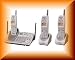 Panasonic 5.8 GHz FHSS DSS GigaRange Supreme Expandable Digital Cordless Phone System with Talking Caller ID and Digital Answering System (KX-TG5240M + 2 KX-TGA520M))
