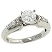 Search Our Specialty Mall : Ladies 6 Stone Round prong Set Diamond Engagement Ring