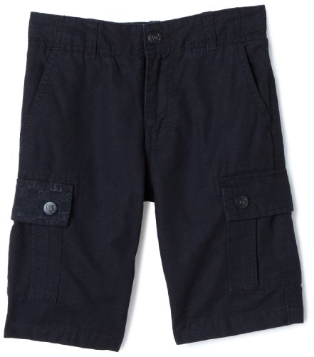 DC Boys 2-7 Hannibal Cargo Short, Black, Large (7)
