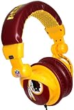 iHip NFH22WR NFL Washington Redskins DJ Style Headphones, Red/Yellow