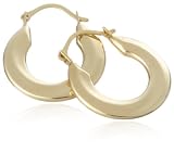 Image of 9ct Yellow Gold AMC105477 Ladies Creole Earrings