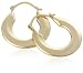 9ct Yellow Gold AMC105477 Ladies Creole Earrings