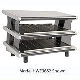 120 Volts Star HWE30S2 Euro Heat-Wave 30 Slanted Double Shelf Merchandiser