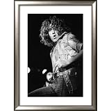 The Who: Roger Daltrey in Ragged Denim, 1971 Music Framed Art Poster Print, 30x39