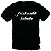 Coole Fun T-Shirts JETZT NICHT SCHATZ t-shirt, schwarz/weiss, Grösse: L